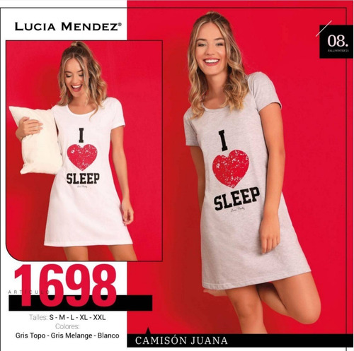Pijama Invierno Lucia Mendez 1698