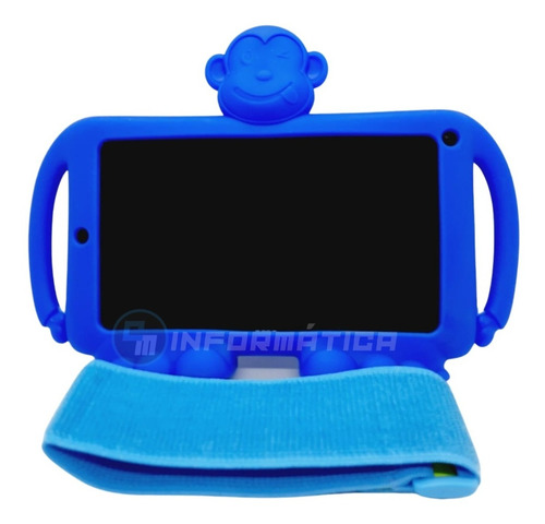 Imagen 6 de 10 de Funda Para Tablet 7 Pulgadas Antigolpes De Silicona Monito