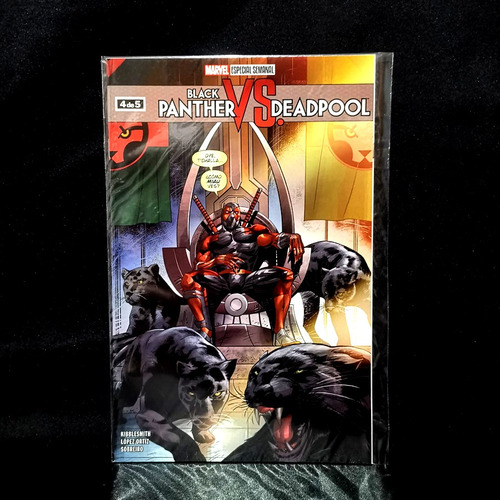 Marvel Grapas - Black Panther Vs Deadpool - Set 5 Comics