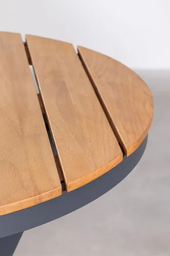 Mesa Tipo Bar En Madera Maciza