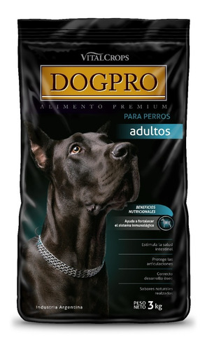 Imagen 1 de 6 de Alimento Balanceado Dogpro Adultos 3kg