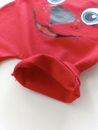 Jardinero Para Bebe Nene Nena Rojo P.rojo 12-18 M
