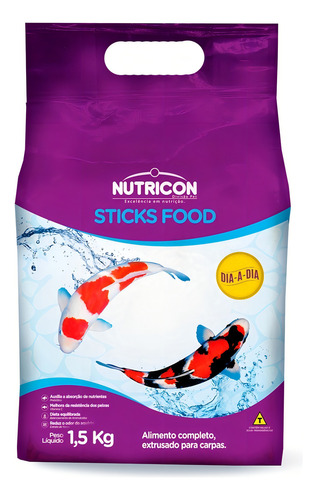 Comida para peixes Nutricon Día a Día formato palitos