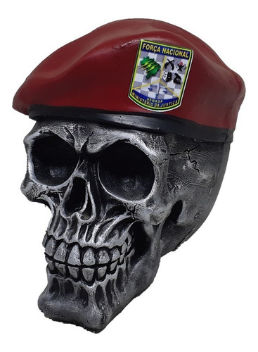 Imagem 1 de 1 de Caveira Boina Força Nacional