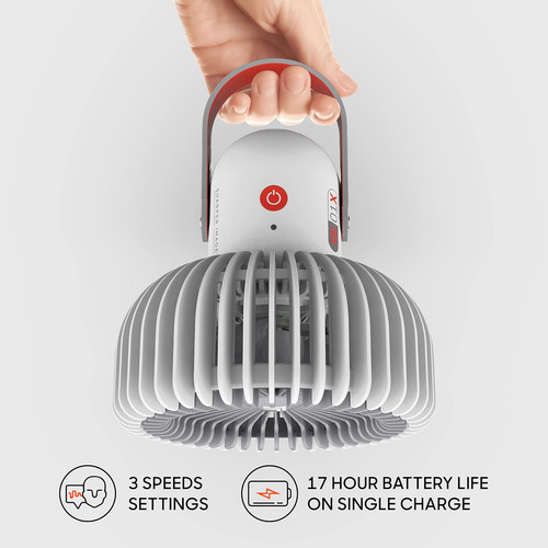 Sharper Image Refresh 01x Ventilador Personal Recargable, Bl