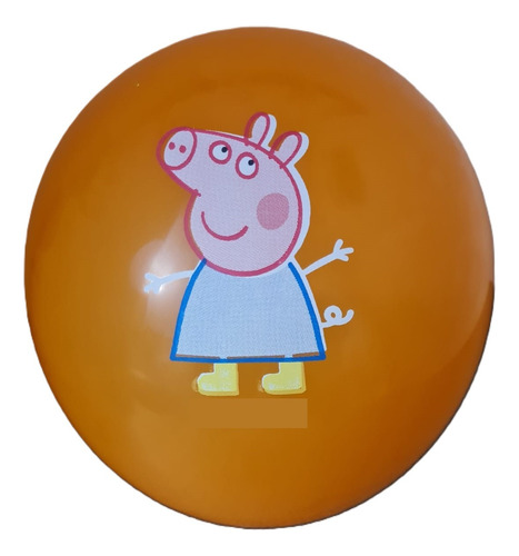 Set 12 Globos Látex Peppa Pig Diseños Surtidos - Globifiesta