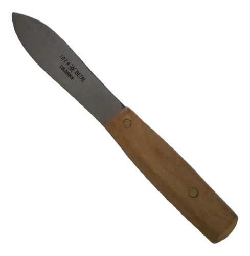 Cuchillo Pescador Mango De Madera