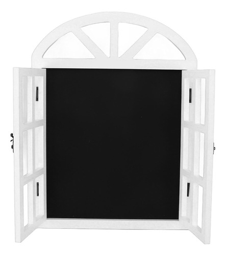 Placa De Lousa Branca Falsa Para Janela Preta Versátil