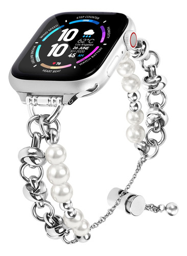 Correas De Pulsera De Lujo Con Cuentas Para Apple Watch Band