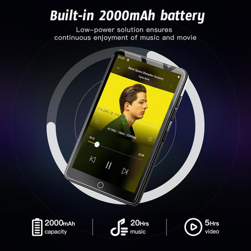 80gb Mp3 Player With Wifi And Bluetooth, 4.02 Android Mp...