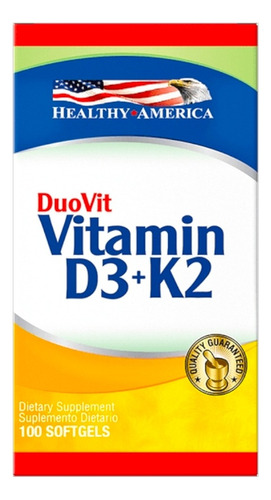 Duovit Vitamin D3+k2 X100 Softgels