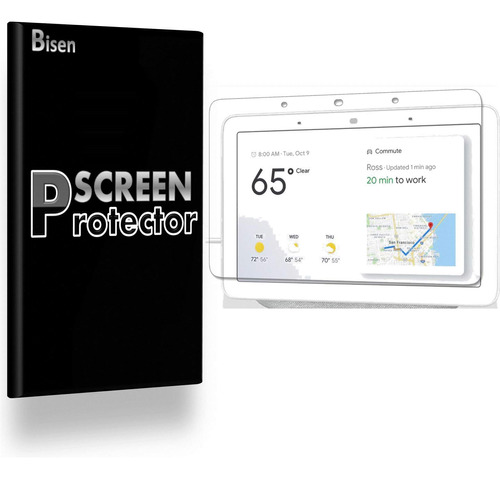 4 Unidad Bisen Para Google Home Hub Protector Pantalla Hd