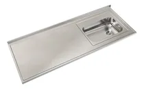 Comprar Mesada Johnson Acero Inoxidable 160x61 Cm Bacha Zz52 Derecha