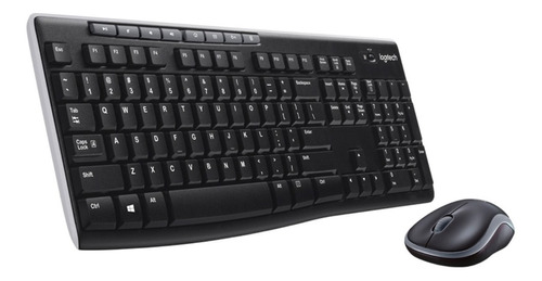 Kit Teclado Y Mouse Logitech Mk270 Inalámbrico Negro