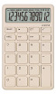 Calculadora Beige De Doble Potencia Para Negocios, Oficina,