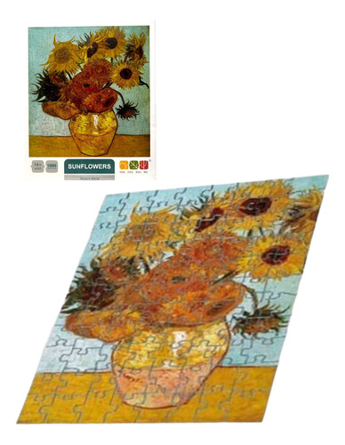 Rompecabezas Los Girasoles Van Gogh Irises Puzzle 1000 Pzas