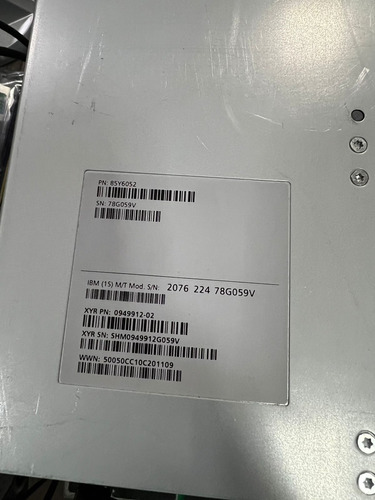 Gabinete De Expansão Ibm V7000 24 X 600gb Sas 10k Ibm (Usado)