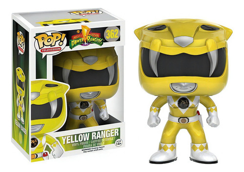 Pop Yellow Ranger Power Rangers 362 - Funko