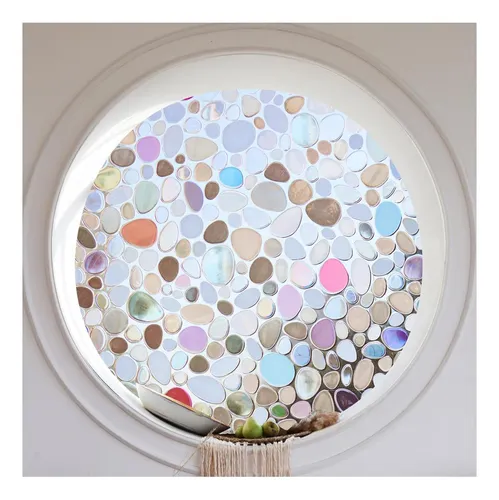 Sunbaby Rainbow Window Film Privacidad: Película Adhesiva 3d