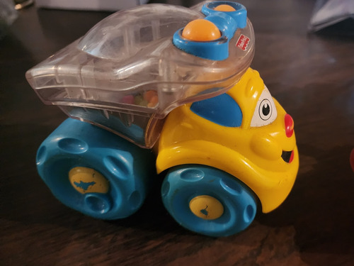 Juguete Fisher Price Usado Carro Pequeño 11.5cm De Largo