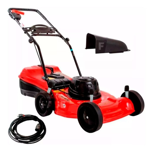 Cortadora Pasto Césped Grama Petri 1hp 1700w 5 Alturas Corte 42cm Tabera Salida Lateral Bolsa Recolectora 32lts Alargue