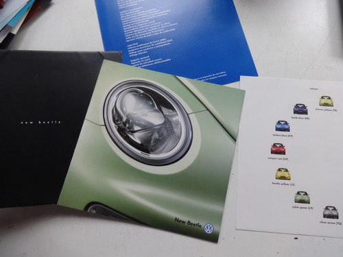 Folleto Agencia Antiguo Vw New Beetle Catalogo No Es Manual