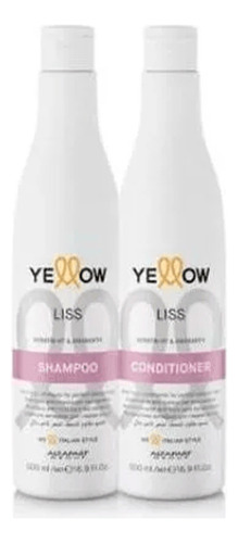  Kit Liss Keratin Shampoo E Condicionador - Yellow