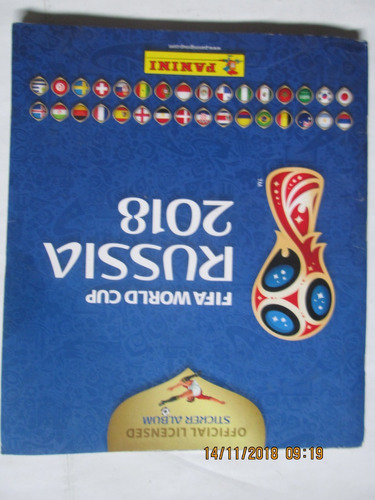 Album Mundial Rusia 2018 Panini.