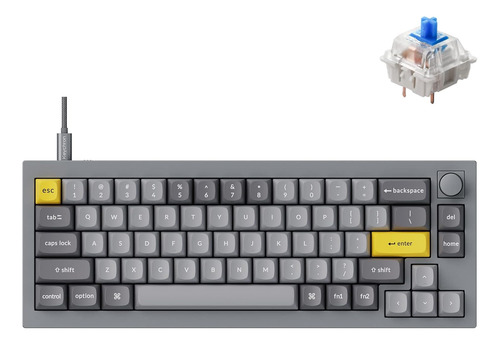 Keychron Q2 Teclado Mecanico Personalizado Con Cable Vers...