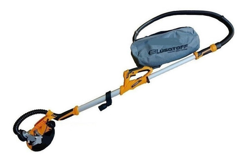 Lijadora Aspiradora Yeso Pared Techo Con Bolsa Lusqtoff Color Naranja Frecuencia 50 Hz
