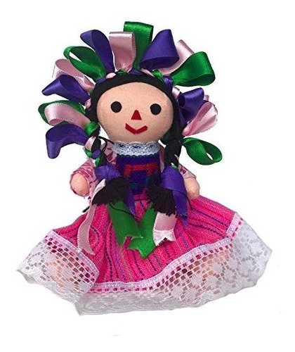 Muñeca De Trapo Tradicional De Maria Mexicana - 7 V6whc