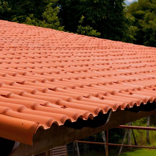 Telha De Pvc Colonial 5.25x0.86 Cerâmica