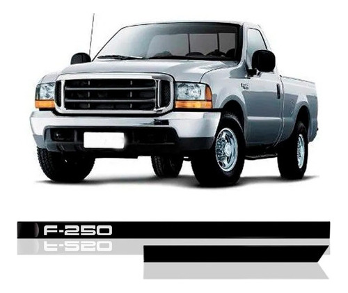 Jogo Friso Lateral F250 ( Todas ).