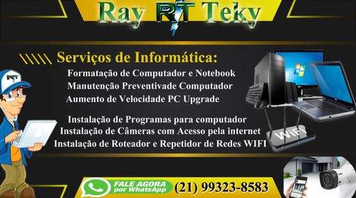 Técnico De Informática Formatação De Computador E Fotografo