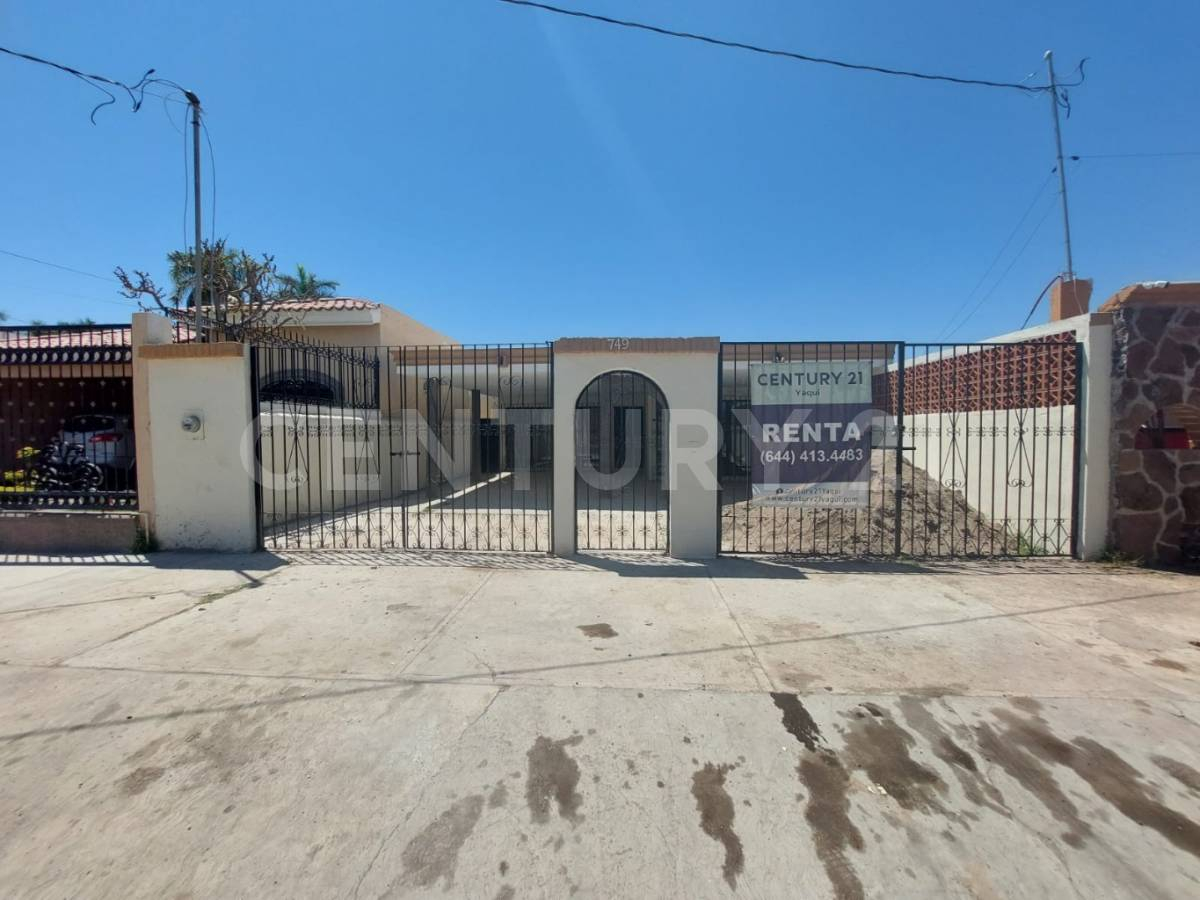 Se Renta Casa En Zona Norte, Cajeme, Sonora