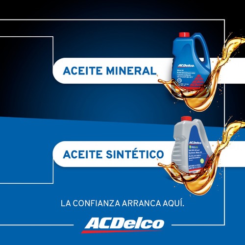 Aceite Sintético Multigrado 5w-50 946 Ml Acdelco