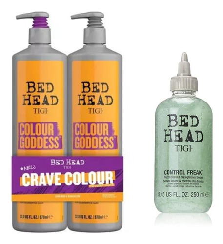Tigi Bed Head Colour Goodless Shampoo + Acond 970 Ml
