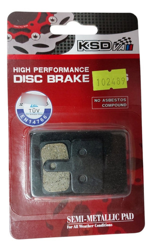 Pastillas Freno Disco Ksd B01s Para Shimano/tektro Resina