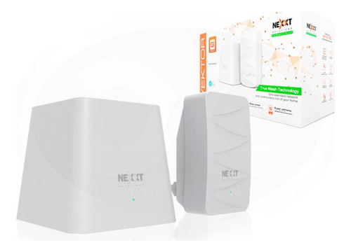 Sistema Wifi Nexxt Vektor G2400-ac True Mesh Gigabit  Color Blanco