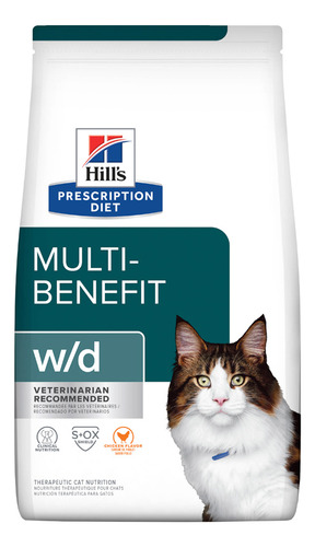  Hill's Pet Nutrition Prescription Diet ração gatos controle digestivo e peso 1,8kg