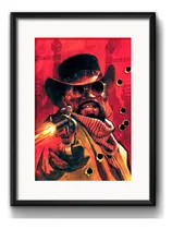 Comprar Cuadro Django Sin Cadenas Pelicula Tarantino Con Paspartú