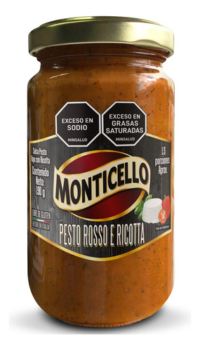 Salsa Monticello Pesto Rosso E Ricotta 19 - g a $93