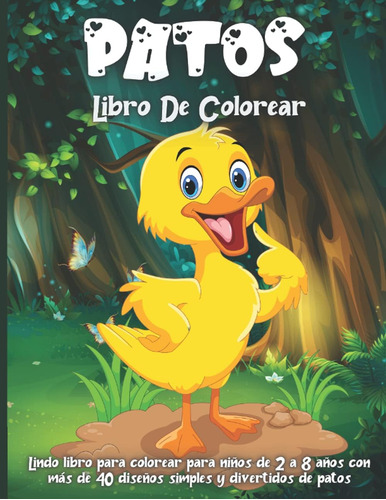 Libro: Patos Libro De Colorear: Lindas Páginas De Libros Par