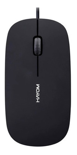 Imagem 6 de 6 de Mouse Office Com Fio Usb Preto 3 Botões Para Pc E Notebook
