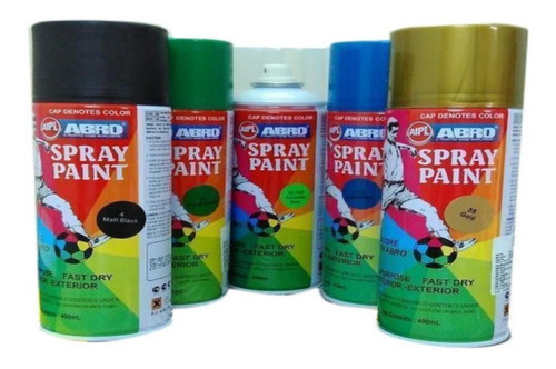 Pintura Spray Abro Usa. Secado Rapido Excelente Terminacion