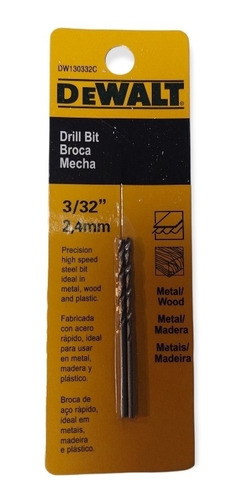 Mecha De Metal 3/32  2,4mm Dewalt