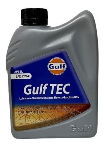 Aceite Semisintético 15w40 Gulf Tienda Fisica