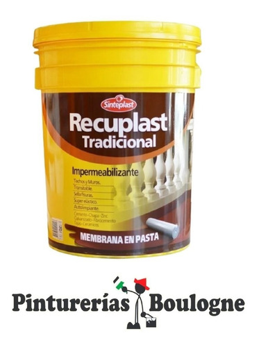 Recuplast Tradicional Blanco/rojo/verde X 20 Litros