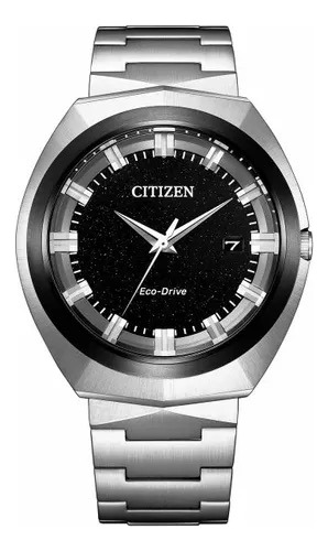 Bn1014-55e Reloj Citizen 365 Eco Drive 43mm Plateado/negro