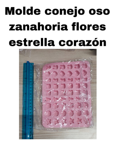 Molde De Silicón Para Chocolate Fondant Repostrería Jabón